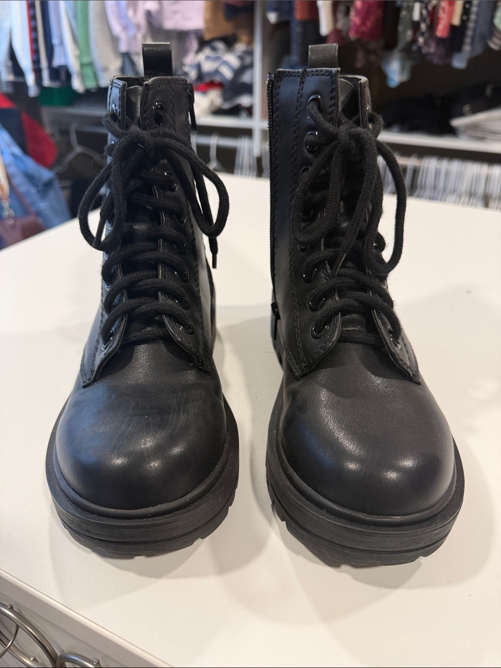 Soda Black Ankle Boots